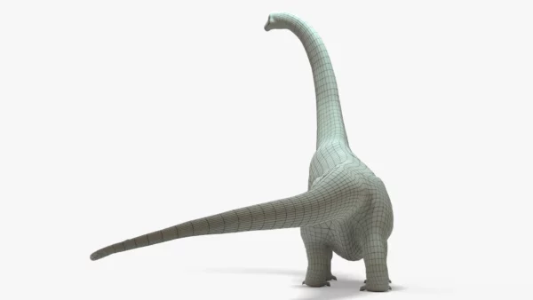 Argentinosaurus Rigged Basemesh 3D Model 3D Model Creature Guard 14