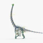 Argentinosaurus Skeleton 3D Model