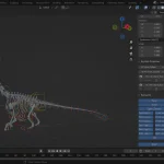 Argentinosaurus Skeleton 3D Model