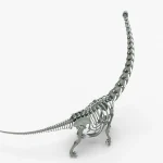 Argentinosaurus Skeleton 3D Model