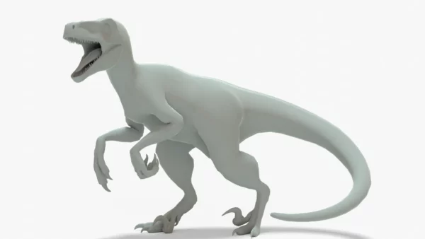 Atrociraptor Rigged Basemesh 3D Model 3D Model Creature Guard 2