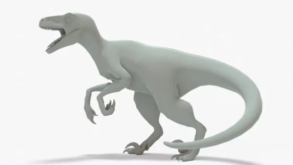 Atrociraptor Rigged Basemesh 3D Model 3D Model Creature Guard 3