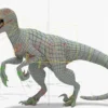 Atrociraptor Rigged Basemesh 3D Model 3D Model Creature Guard 49