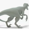 Atrociraptor Rigged Basemesh 3D Model 3D Model Creature Guard 30