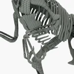 Atrociraptor Skeleton 3D Model