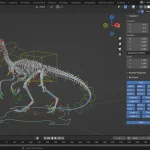 Atrociraptor Skeleton 3D Model