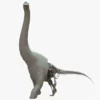 Brachiosaurus 3D Model Rigged Basemesh Skeleton 3D Model Creature Guard 25
