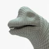 Brachiosaurus 3D Model Rigged Basemesh Skeleton 3D Model Creature Guard 32