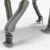 Brachiosaurus Rigged Skeleton 3D Model Creature Guard 36