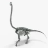 Brachiosaurus Rigged Skeleton 3D Model Creature Guard 37