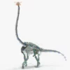 Brachiosaurus Rigged Skeleton 3D Model Creature Guard 38