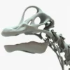 Brachiosaurus Rigged Skeleton 3D Model Creature Guard 28