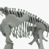 Brachiosaurus 3D Model Rigged Basemesh Skeleton 3D Model Creature Guard 43