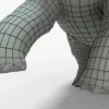 Brontosaurus 3D Model Rigged Basemesh 3D Model Creature Guard 33