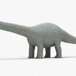 Brontosaurus 3d model