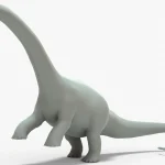 Brontosaurus 3d model