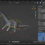 Brontosaurus 3d model