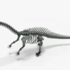 Brontosaurus 3D Model Rigged Skeleton 3D Model Creature Guard 37
