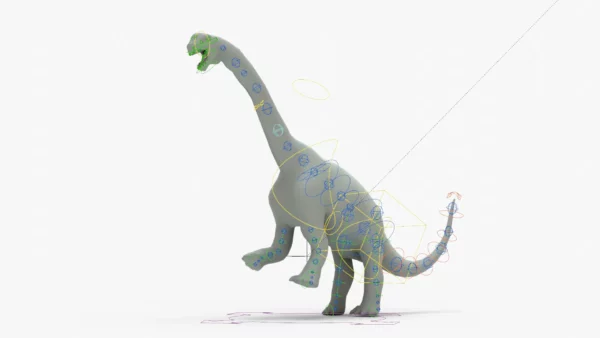 Camarasaurus 3D Model Rigged Basemesh 3D Model Creature Guard 11