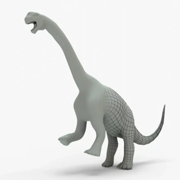 Camarasaurus 3D Model Rigged Basemesh