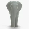 Elephant front view