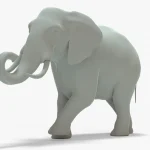 Elephant 3D Model