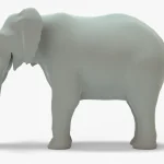 Elephant side view