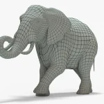 Elephant 3D Model