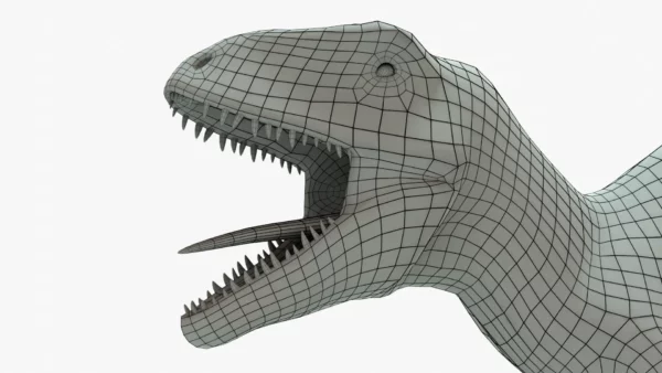 Giganotosaurus head 3D Model