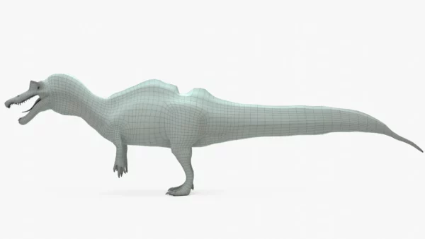 Ichthyovenator Rigged Basemesh 3D Model 3D Model Creature Guard 15