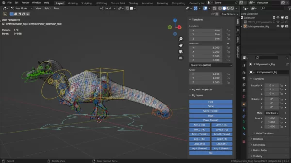 Ichthyovenator 3D Model