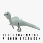Ichthyovenator Rigged Basemesh(3)