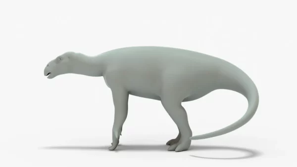 Iguanodon 3D Model Rigged Basemesh 3D Model Creature Guard 14