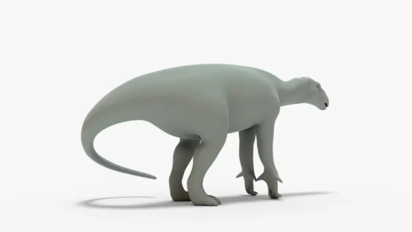 Iguanodon 3D Model Rigged Basemesh 3D Model Creature Guard 15