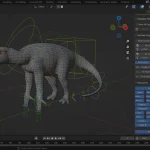 Iguanodon Rigged Basemesh2