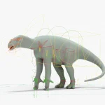 Iguanodon Rigged Basemesh20