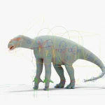 Iguanodon Rigged Basemesh21