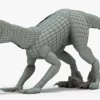 Indoraptor Block Out 3D Model FREE DOWNLOAD 3D Model Creature Guard 20