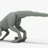 Indoraptor Block Out 3D Model FREE DOWNLOAD 3D Model Creature Guard 23
