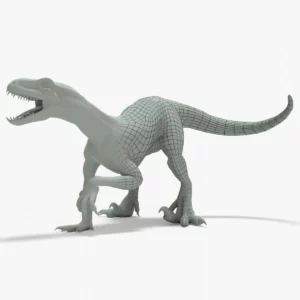 Indoraptor 3D Model Rigged Basemesh
