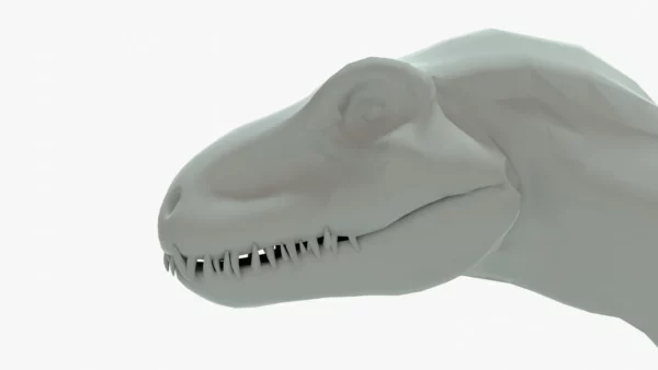 Indoraptor 3D Model Rigged Basemesh 3D Model Creature Guard 14