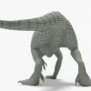 Indoraptor 3D Model Rigged Basemesh 3D Model Creature Guard 25