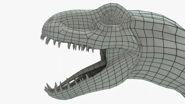Indoraptor haed 3D Model