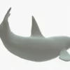 Killer Whale 3D Model Rigged Basemesh 3D Model Creature Guard 30