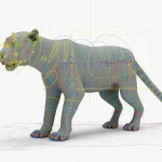 Leopard Rigged Basemesh(17)