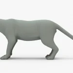 Leopard Rigged Basemesh(2)