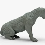 Leopard Rigged Basemesh(8)