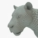 Lion 3D Model
