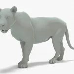 Lion 3D Model