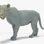 Lion 3D Model